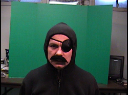 Franz green screen. Copyright 2009 David A. Hamilton